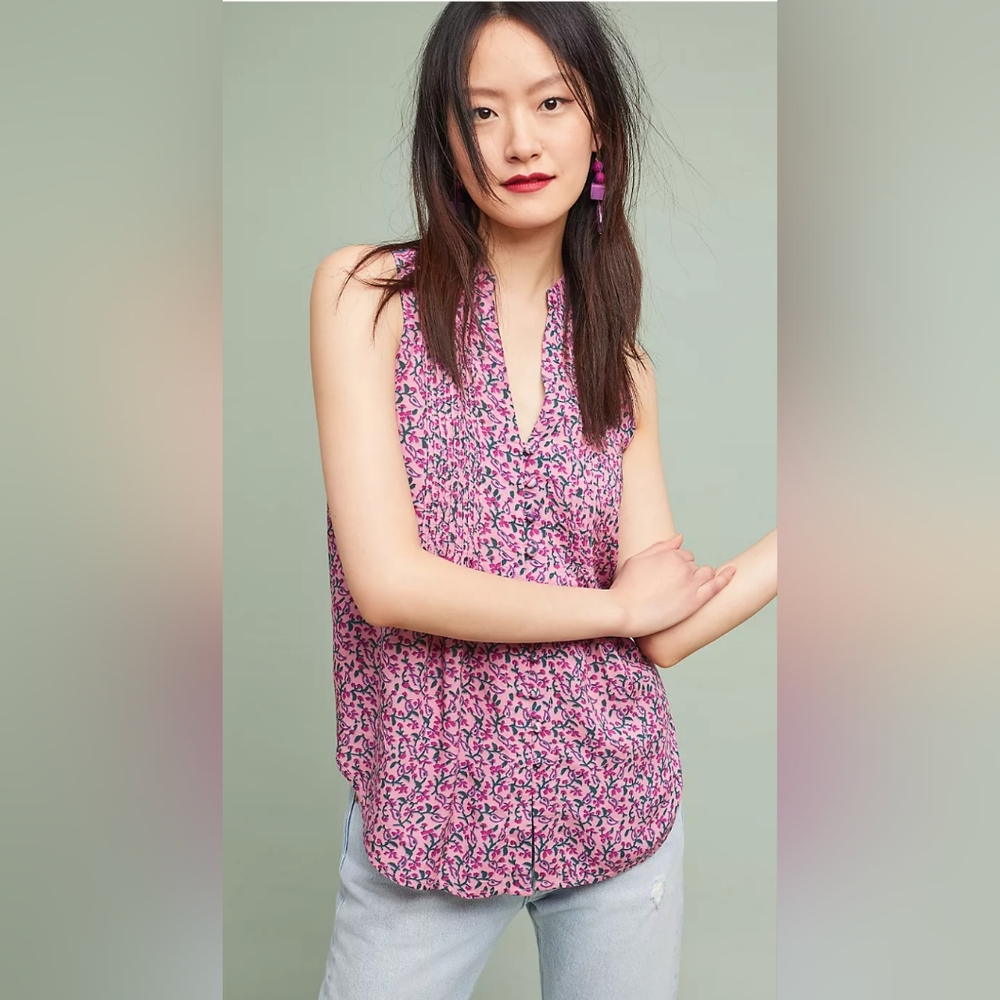 Anthropologie | Maeve Petunia tanks XS